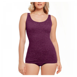 Traje de baño sólido de una pieza sin espalda