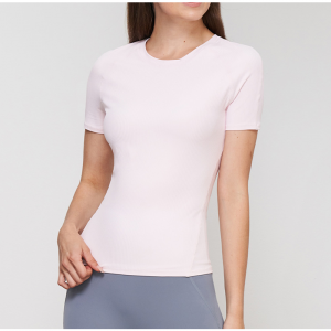 Camisetas de yoga divisor de costilla