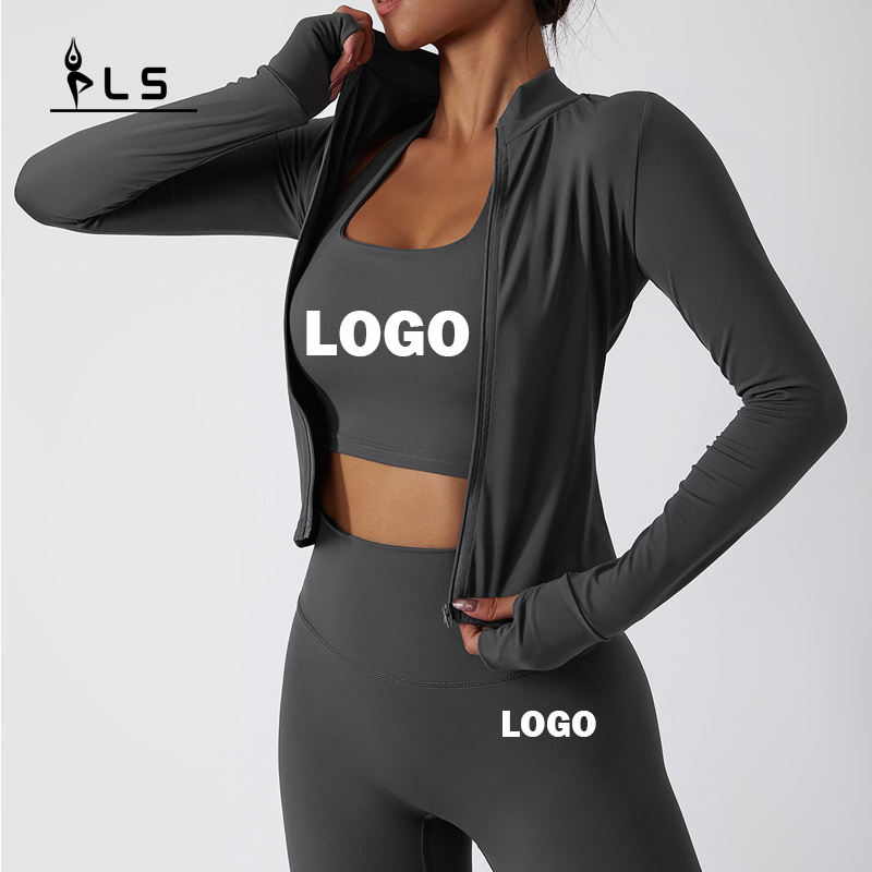 SC1053 Traje de acondicionamiento físico de fitness SC105 Juego de chaquetas de yoga para fitness
