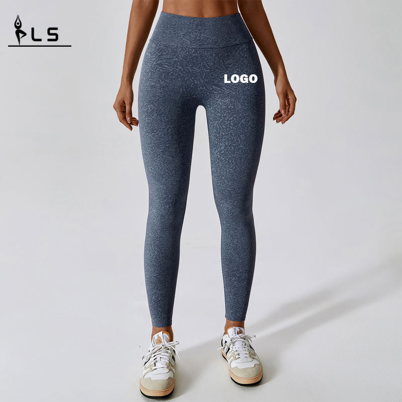 SC1092 Leggings de patrón de logotipo de SC1092 para mujeres Push Up Leggings Mujeres Pantal
