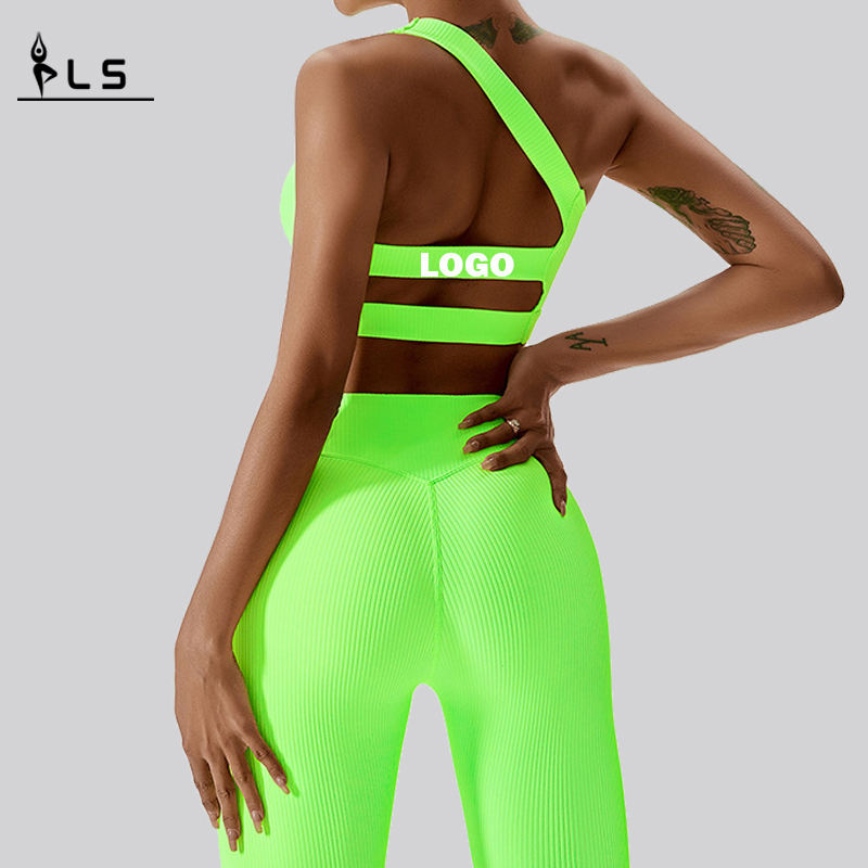 SC10163 Fitness Sports Bra Custom Logotipo de Damas Compression Women Women Shorts Girl China China Sports Sport Bra