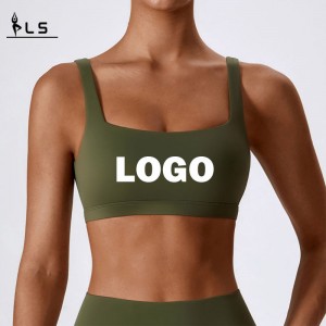 SC101611 Sport Sexy Strappy Strappy personalizado Sports para mujeres Soft rápida yoga seca Running Gym Sports Sports Bra