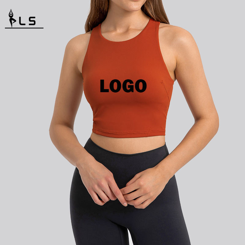 SC10257 Topas de entrenamiento hueco Tops de yoga Women \\\\ Sportswear Sportswear Sportswear Toma de tanques de yoga para mujer